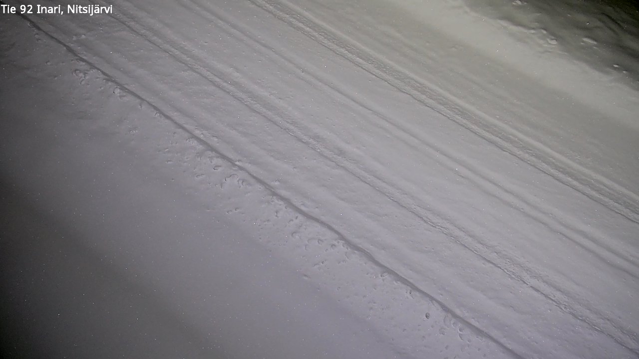 Weather Camera Image Road 92 Inari, Nitsijärvi, Inari, Lappi
