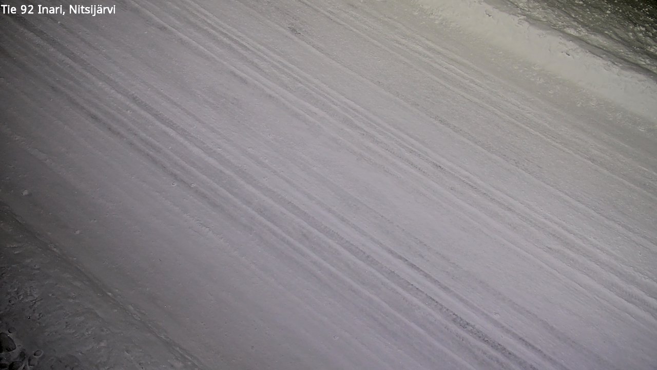 Weather Camera Image Road 92 Inari, Nitsijärvi, Inari, Lappi