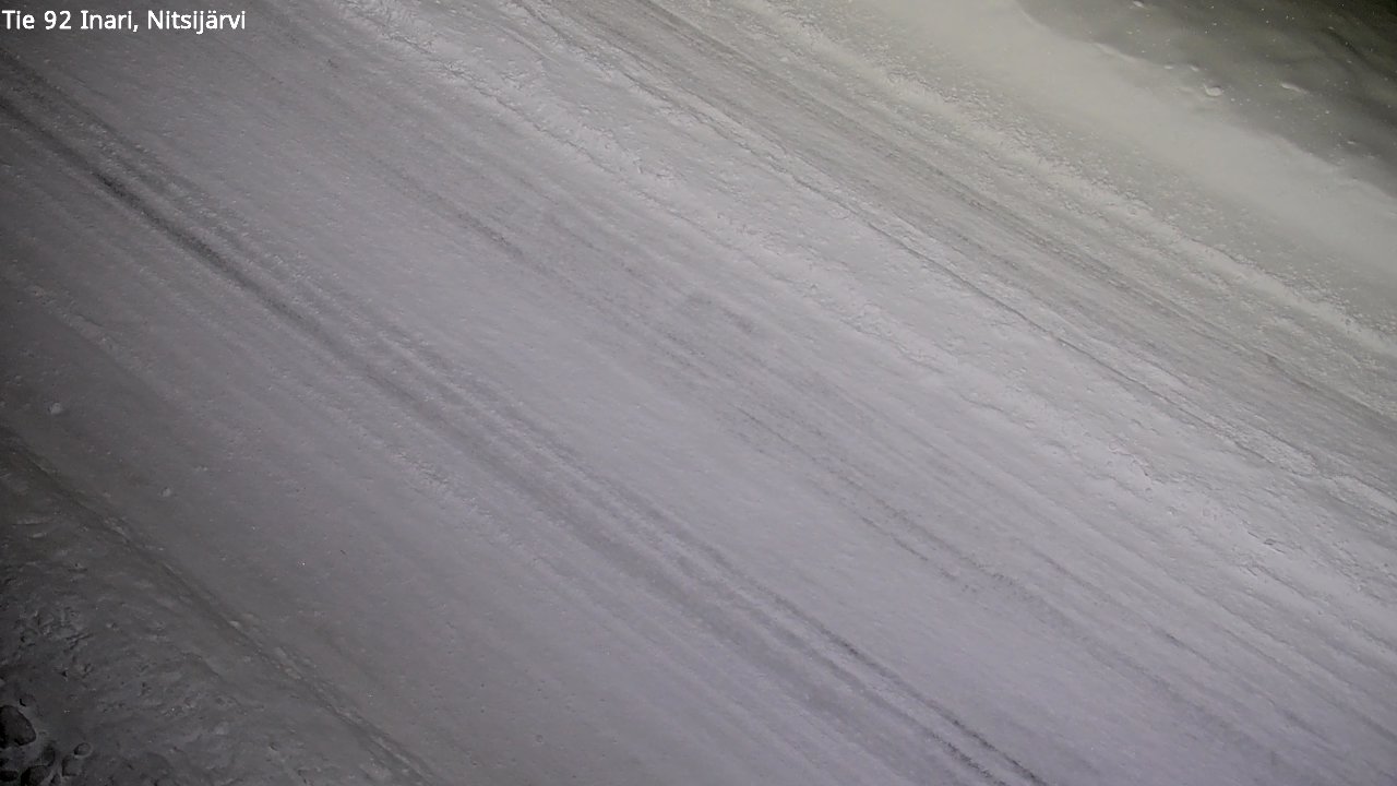 Weather Camera Image Road 92 Inari, Nitsijärvi, Inari, Lappi
