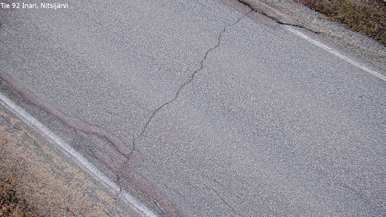 Kelikamerat Kuva Tie 92 Inari, Nitsijärvi, Inari, Lappi