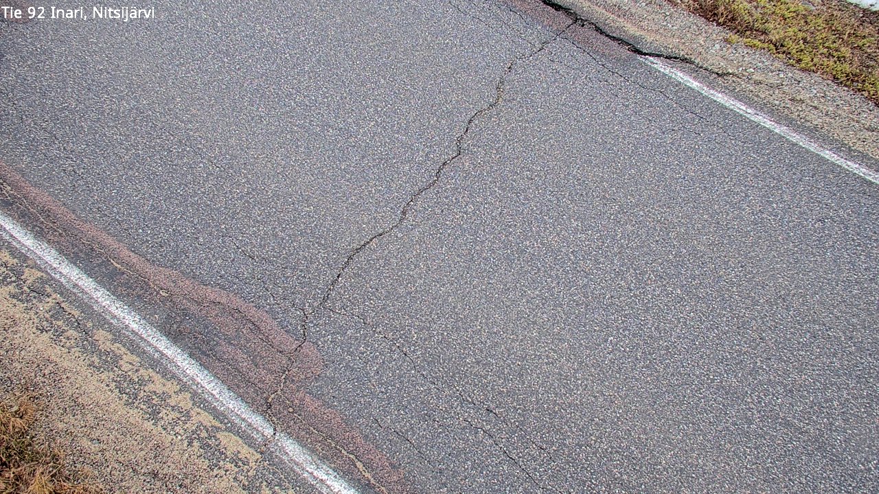 Kelikamerat Kuva Tie 92 Inari, Nitsijärvi, Inari, Lappi