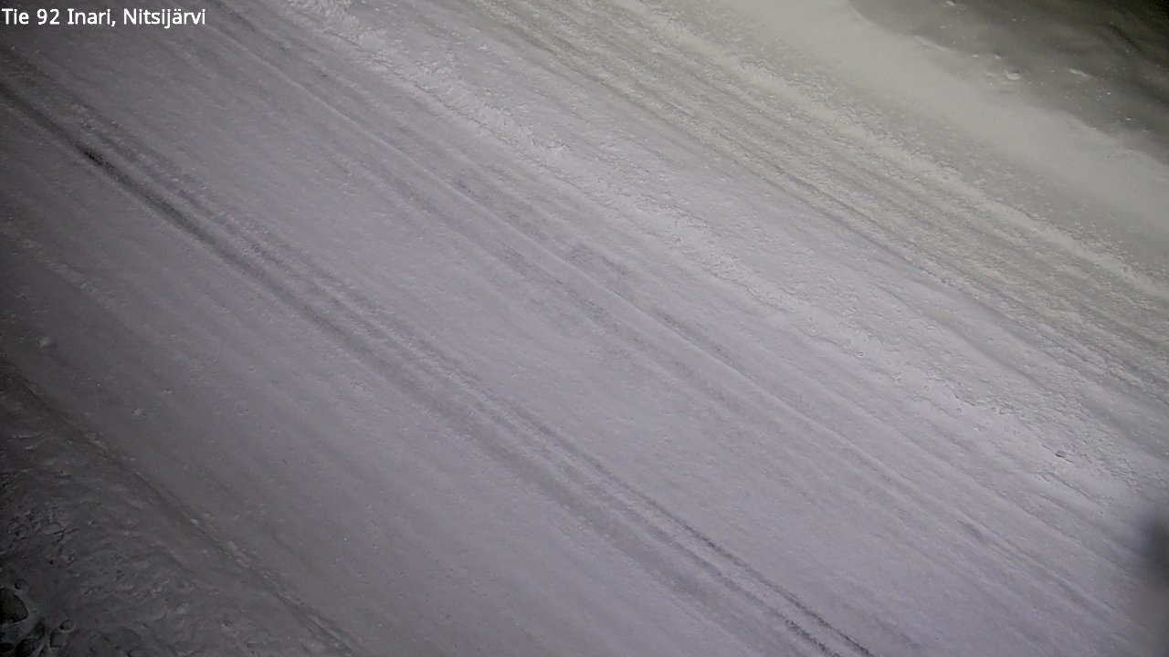 Weather Camera Image Road 92 Inari, Nitsijärvi, Inari, Lappi