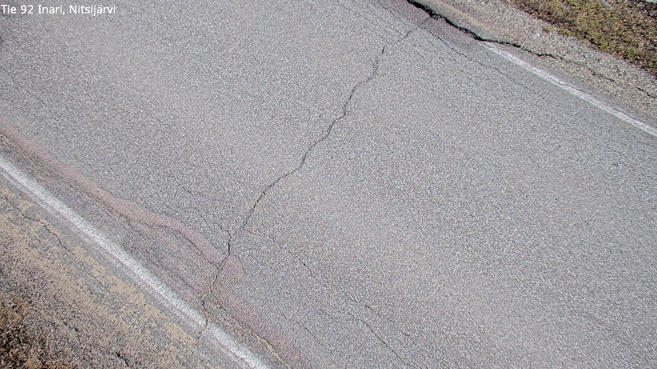 Kelikamerat Kuva Tie 92 Inari, Nitsijärvi, Inari, Lappi