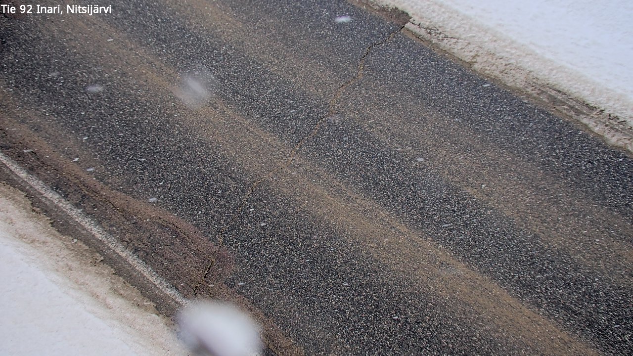 Weather Camera Image Väg 92 Enare, Nitsijärvi, Inari, Lappi