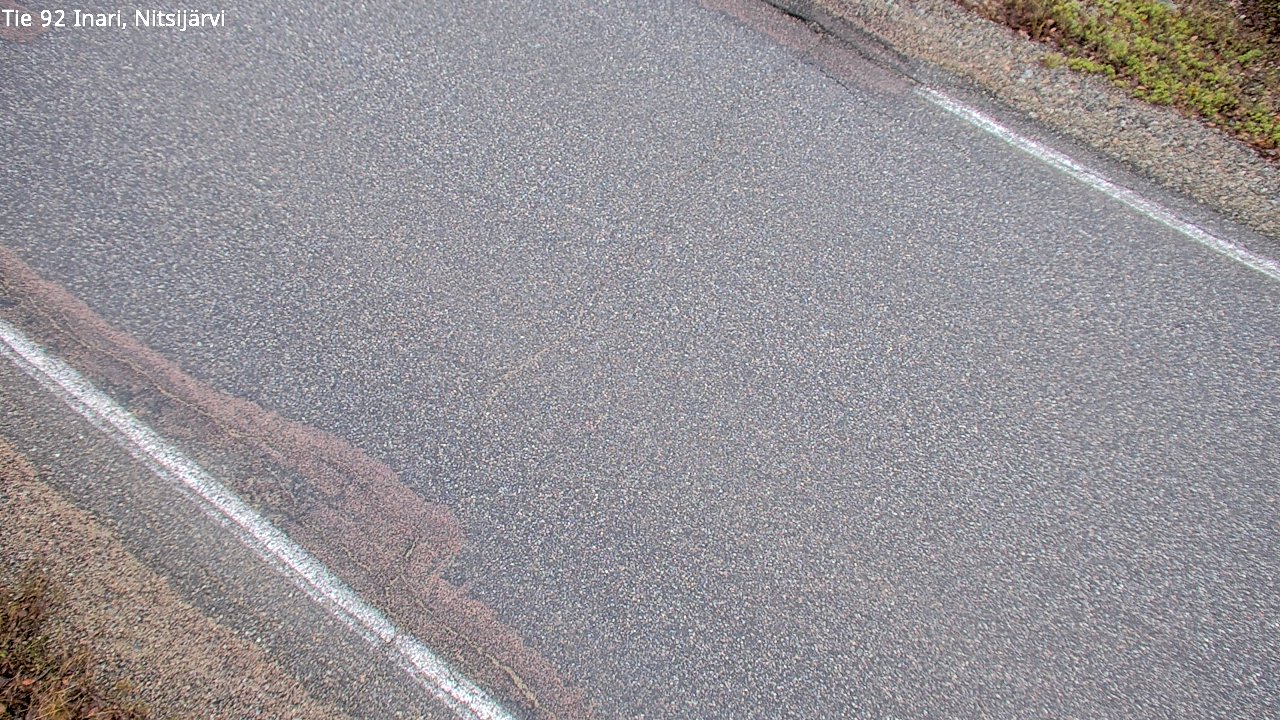 Kelikamerat Kuva Tie 92 Inari, Nitsijärvi, Inari, Lappi