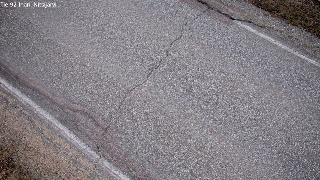 Kelikamerat Kuva Tie 92 Inari, Nitsijärvi, Inari, Lappi