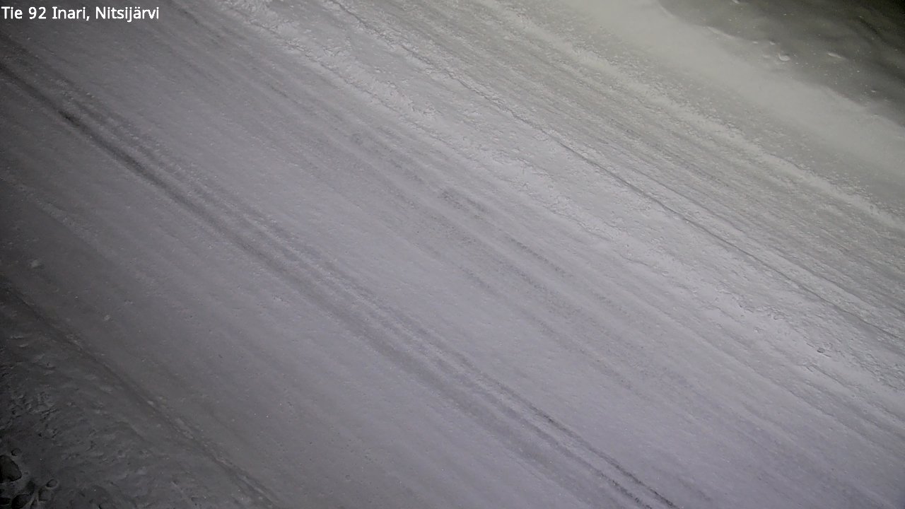 Weather Camera Image Road 92 Inari, Nitsijärvi, Inari, Lappi