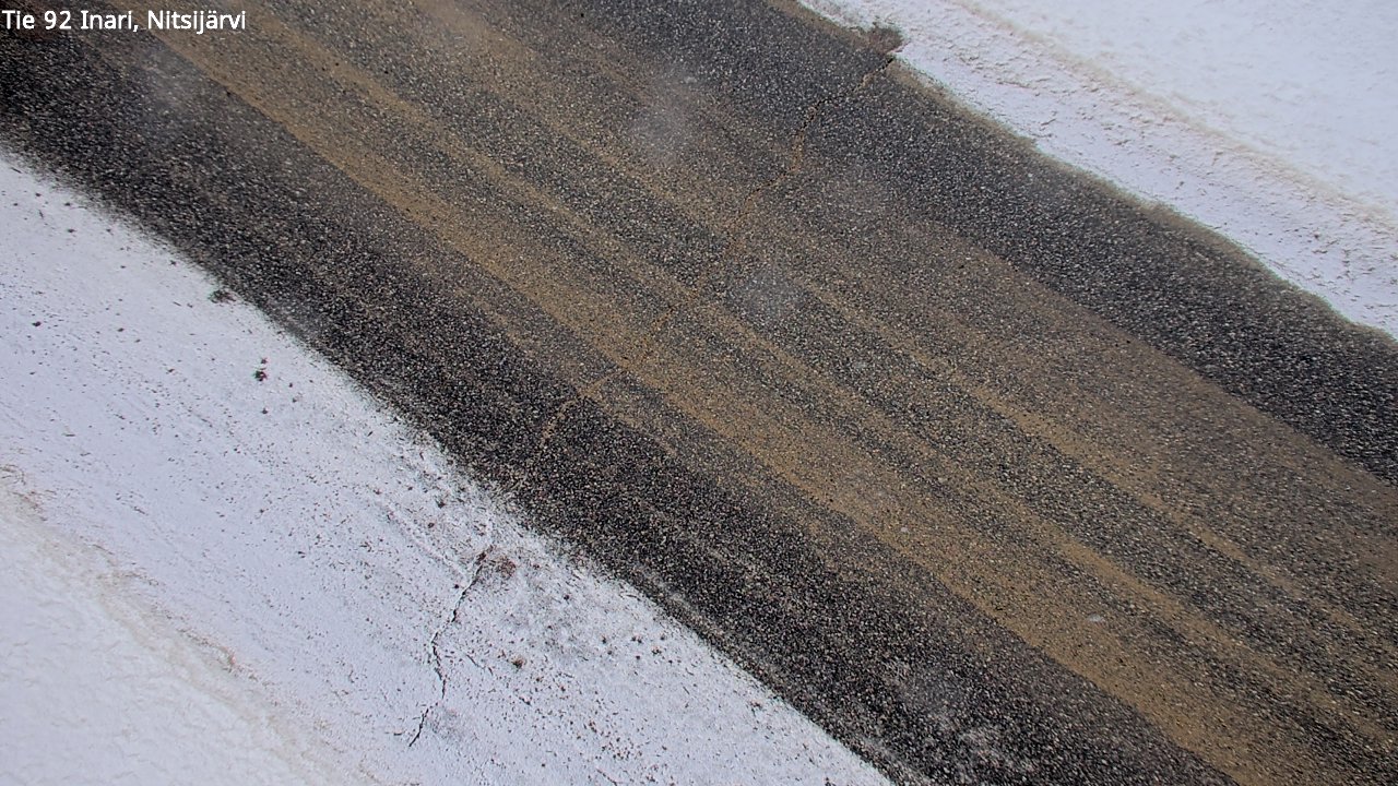 Kelikamerat Kuva Tie 92 Inari, Nitsijärvi, Inari, Lappi