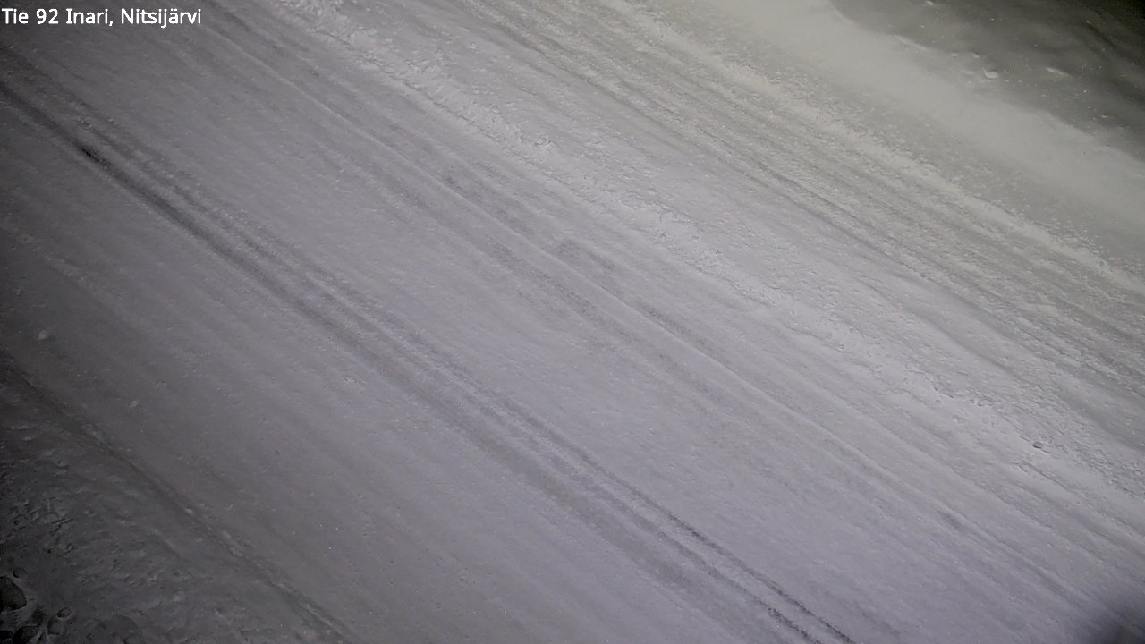 Weather Camera Image Road 92 Inari, Nitsijärvi, Inari, Lappi