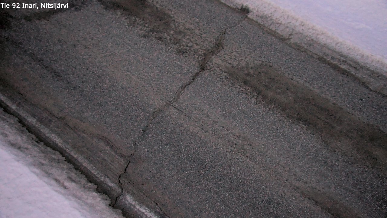 Kelikamerat Kuva Tie 92 Inari, Nitsijärvi, Inari, Lappi