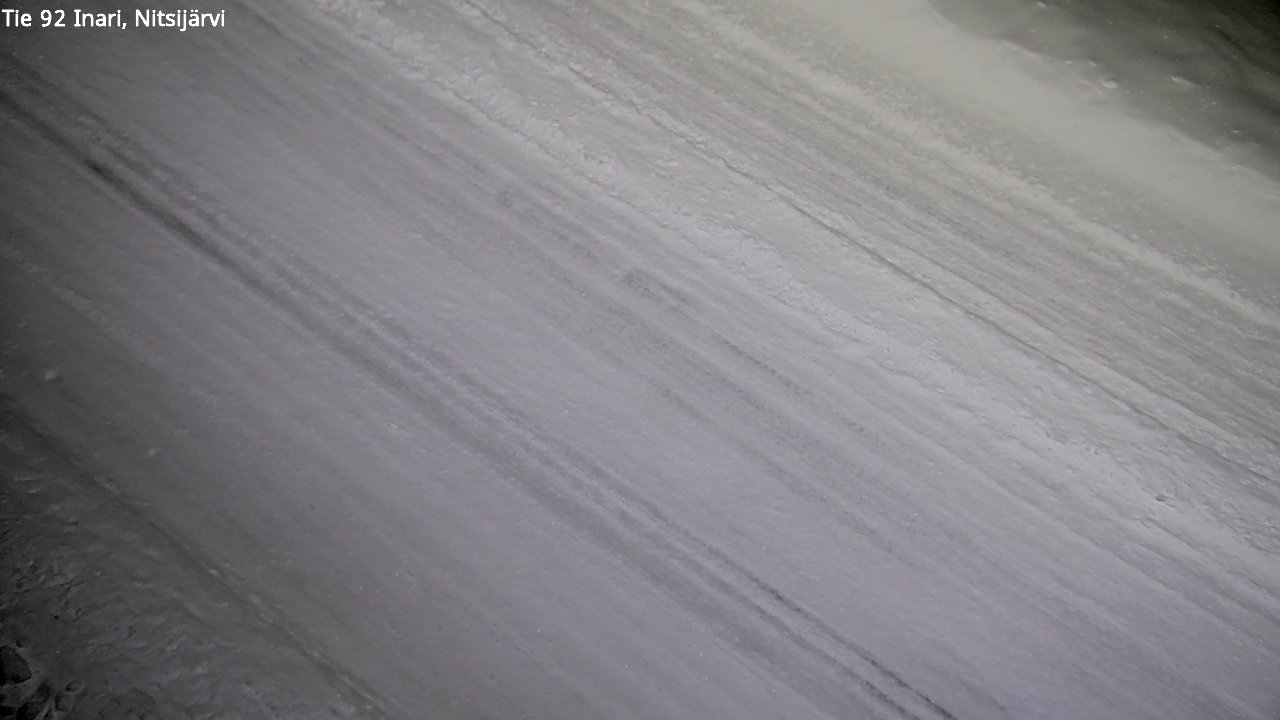 Weather Camera Image Road 92 Inari, Nitsijärvi, Inari, Lappi