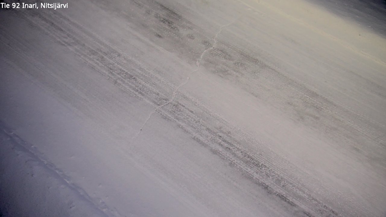 Kelikamerat Kuva Tie 92 Inari, Nitsijärvi, Inari, Lappi