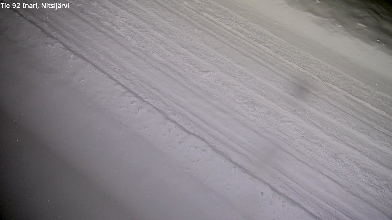 Weather Camera Image Road 92 Inari, Nitsijärvi, Inari, Lappi