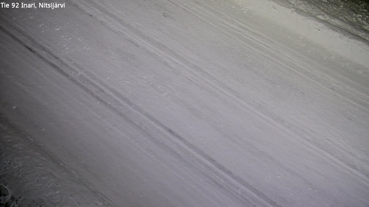 Weather Camera Image Road 92 Inari, Nitsijärvi, Inari, Lappi