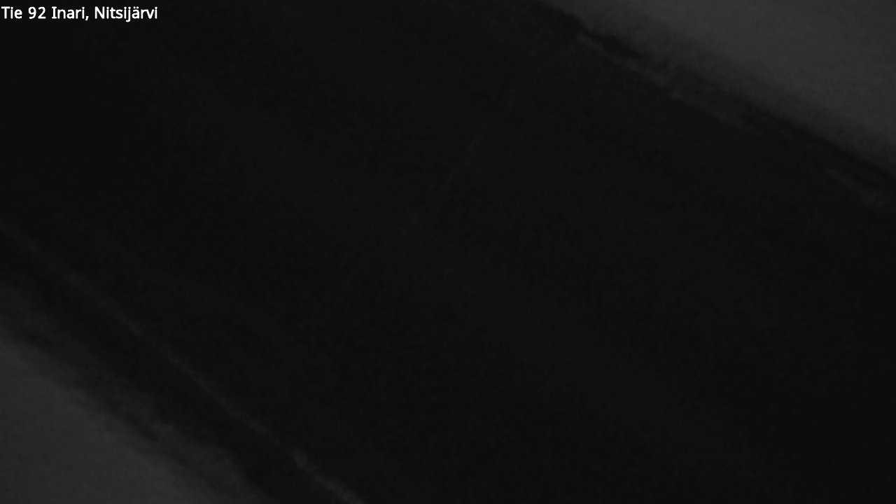 Weather Camera Image Väg 92 Enare, Nitsijärvi, Inari, Lappi