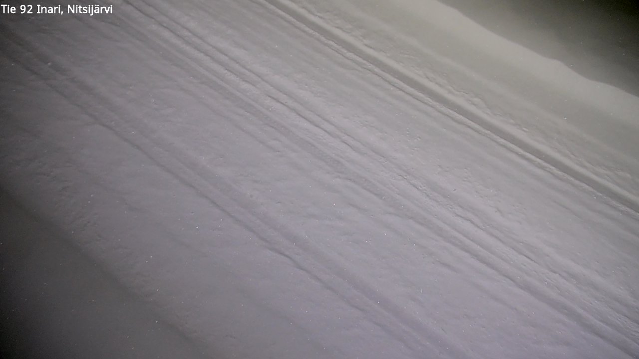 Weather Camera Image Road 92 Inari, Nitsijärvi, Inari, Lappi