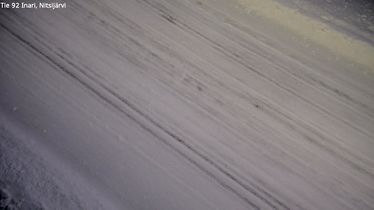 Weather Camera Image Road 92 Inari, Nitsijärvi, Inari, Lappi
