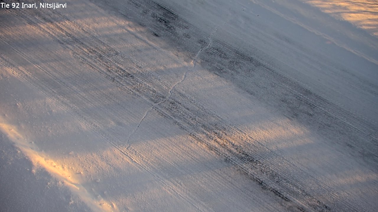 Kelikamerat Kuva Tie 92 Inari, Nitsijärvi, Inari, Lappi