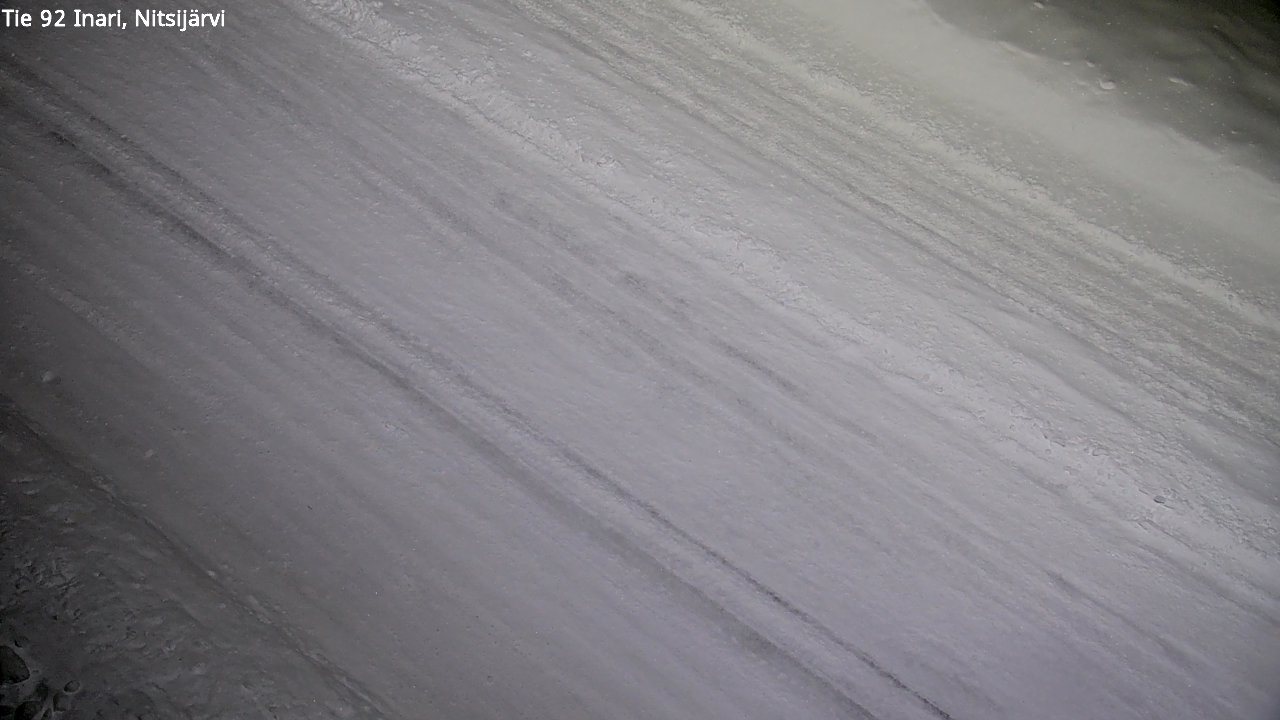 Weather Camera Image Road 92 Inari, Nitsijärvi, Inari, Lappi