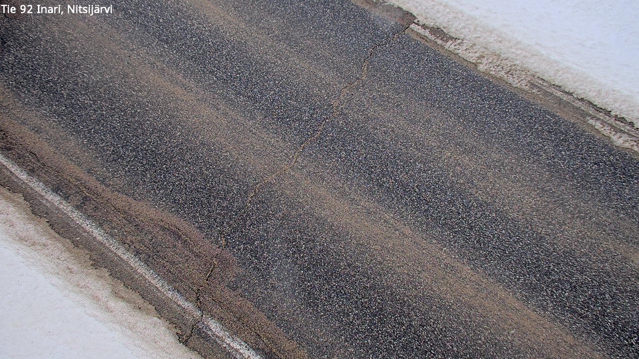 Weather Camera Image Väg 92 Enare, Nitsijärvi, Inari, Lappi