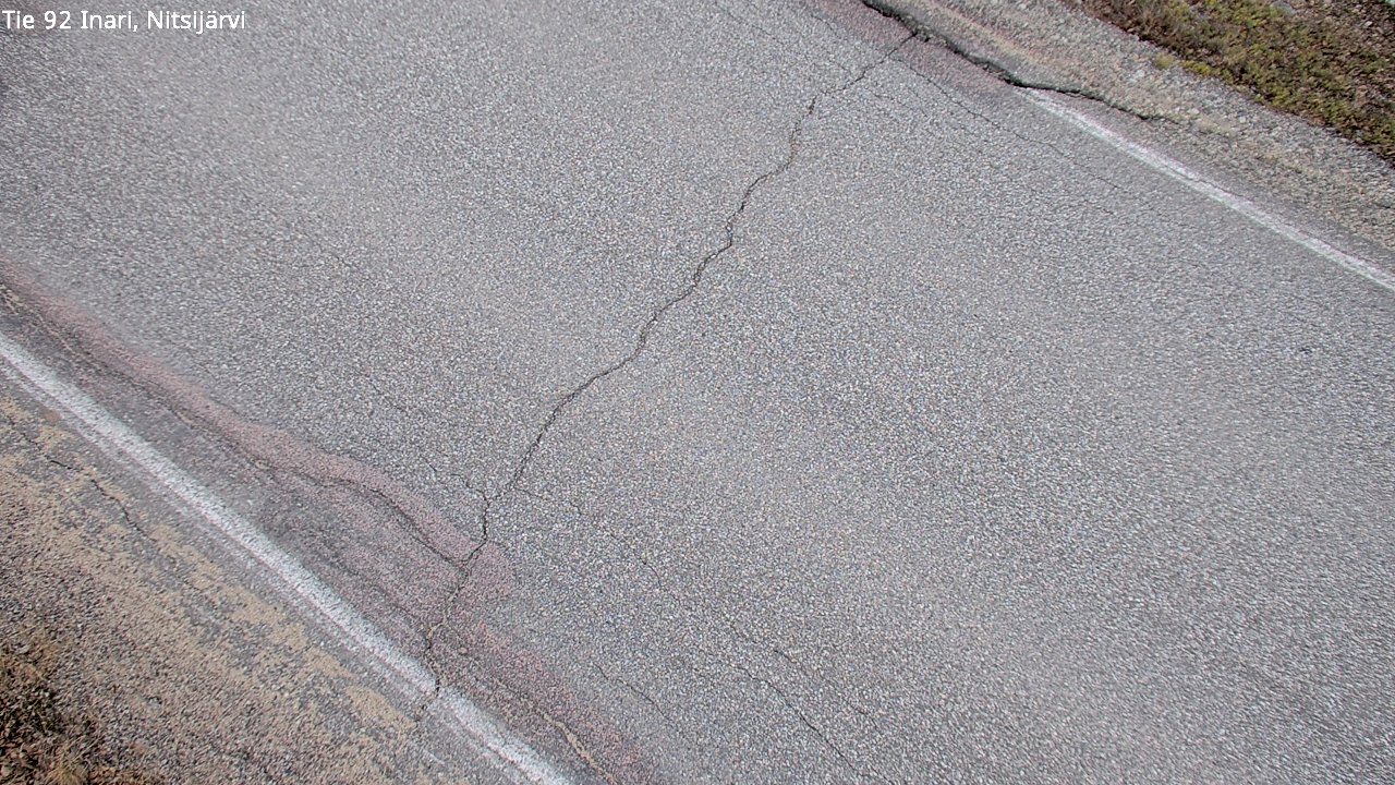 Kelikamerat Kuva Tie 92 Inari, Nitsijärvi, Inari, Lappi