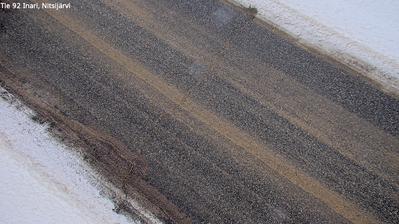 Weather Camera Image Road 92 Inari, Nitsijärvi, Inari, Lappi