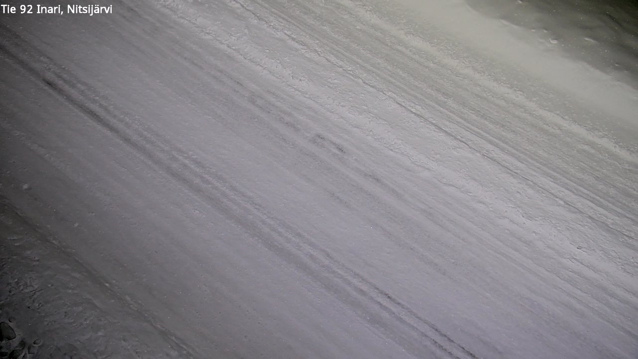Weather Camera Image Road 92 Inari, Nitsijärvi, Inari, Lappi