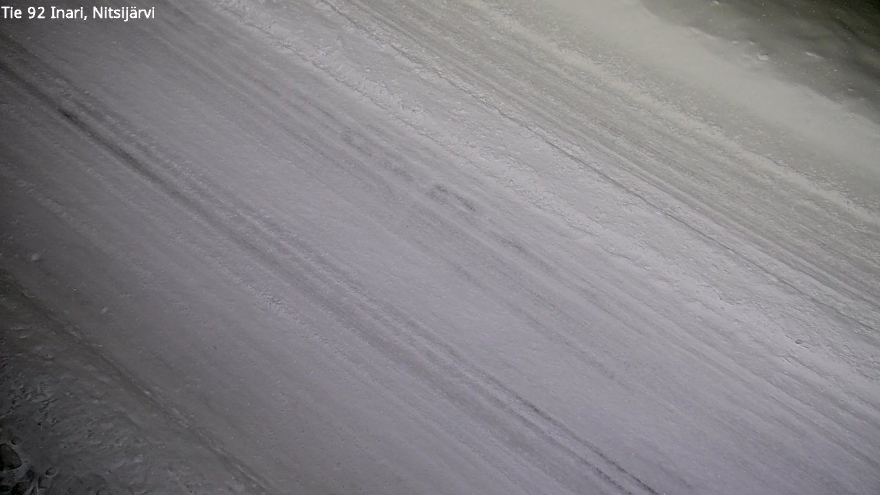 Weather Camera Image Road 92 Inari, Nitsijärvi, Inari, Lappi