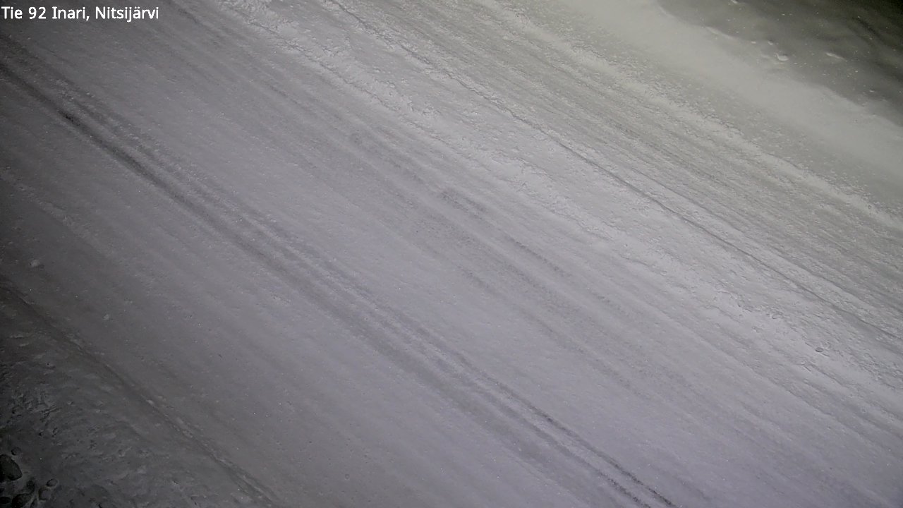 Weather Camera Image Road 92 Inari, Nitsijärvi, Inari, Lappi