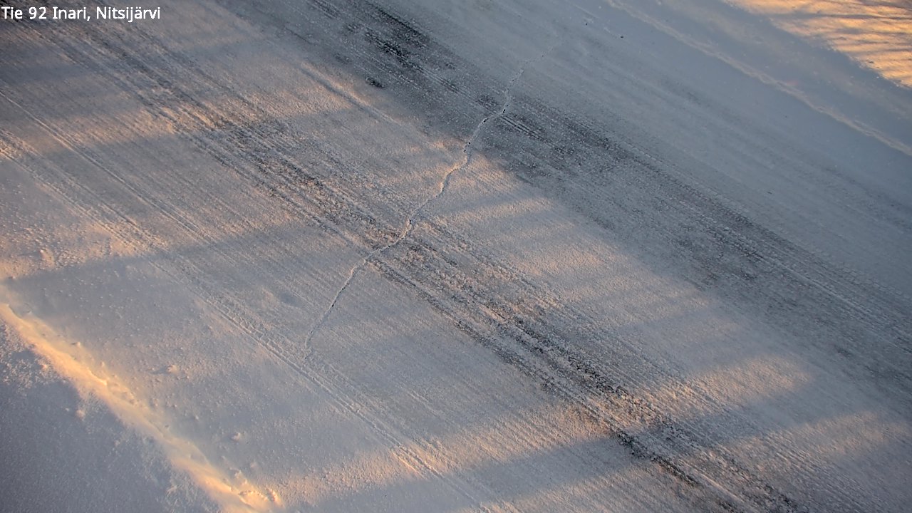 Kelikamerat Kuva Tie 92 Inari, Nitsijärvi, Inari, Lappi