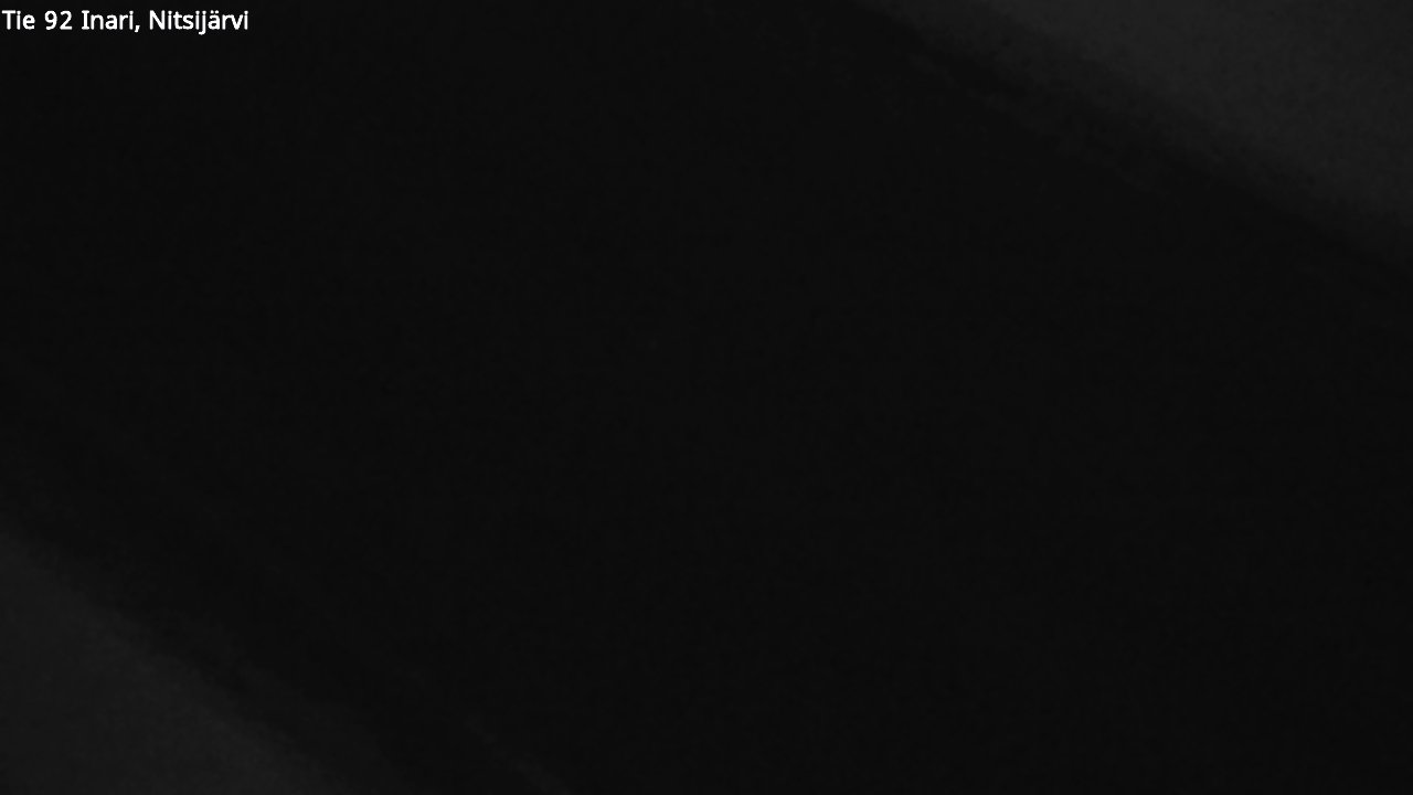Weather Camera Image Väg 92 Enare, Nitsijärvi, Inari, Lappi