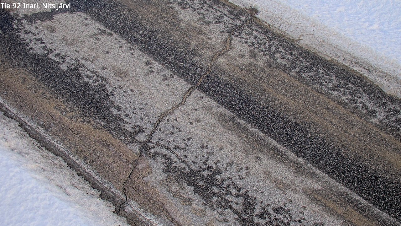 Kelikamerat Kuva Tie 92 Inari, Nitsijärvi, Inari, Lappi