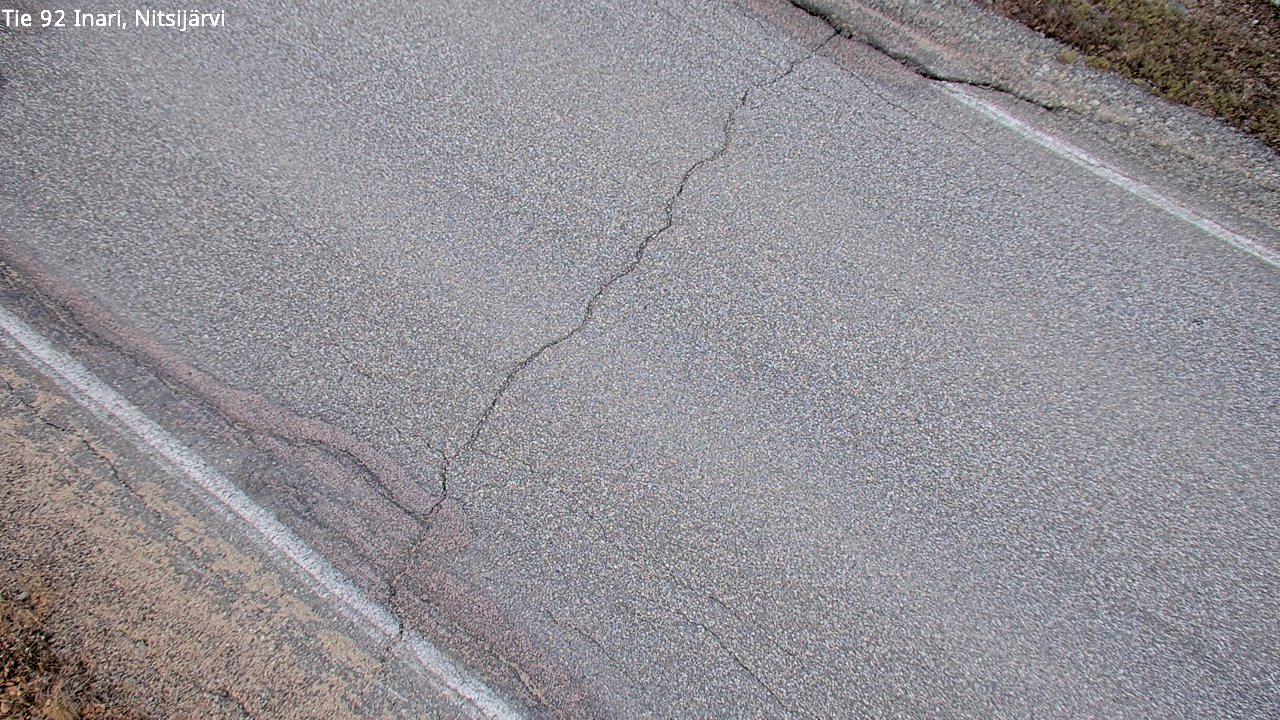 Kelikamerat Kuva Tie 92 Inari, Nitsijärvi, Inari, Lappi