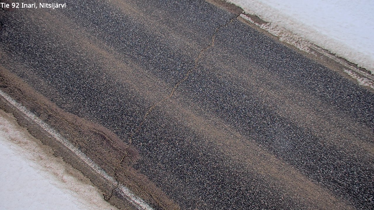 Weather Camera Image Väg 92 Enare, Nitsijärvi, Inari, Lappi