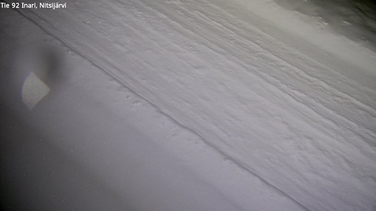 Weather Camera Image Road 92 Inari, Nitsijärvi, Inari, Lappi