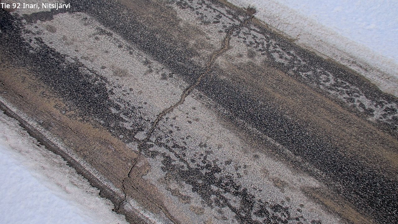 Kelikamerat Kuva Tie 92 Inari, Nitsijärvi, Inari, Lappi