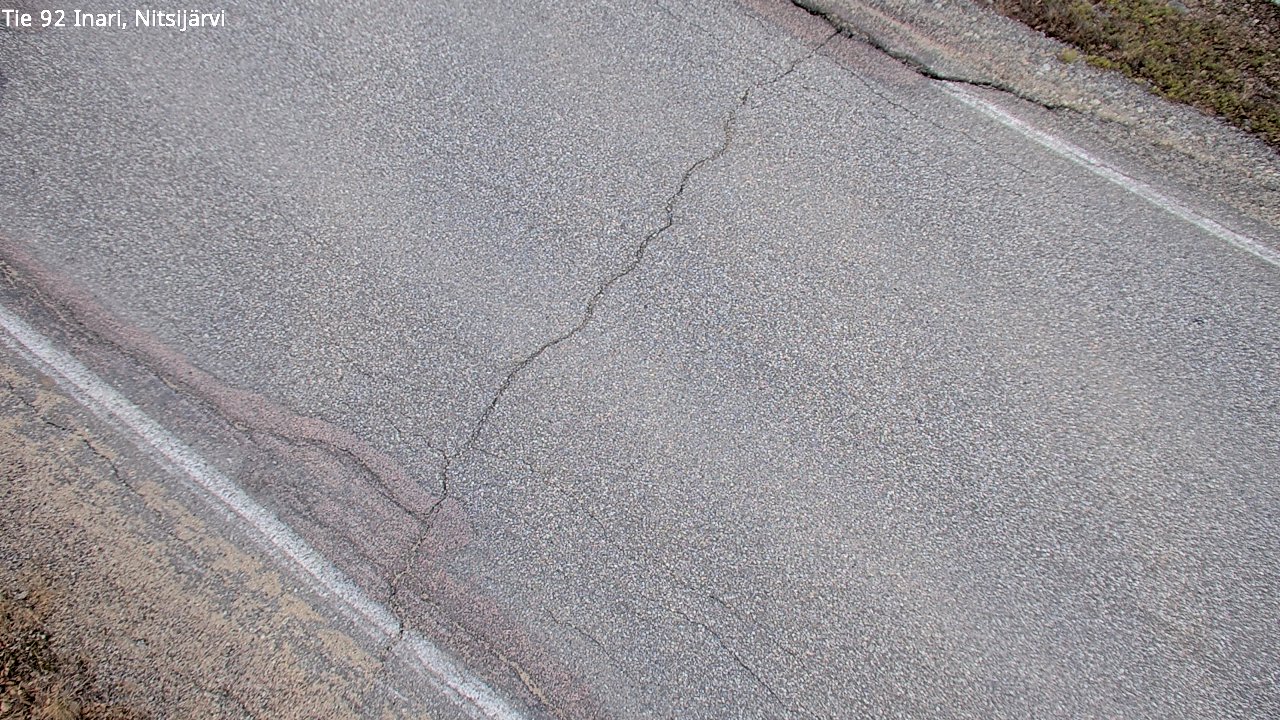 Kelikamerat Kuva Tie 92 Inari, Nitsijärvi, Inari, Lappi