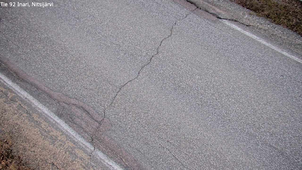 Kelikamerat Kuva Tie 92 Inari, Nitsijärvi, Inari, Lappi