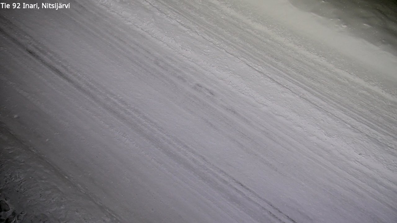 Weather Camera Image Road 92 Inari, Nitsijärvi, Inari, Lappi