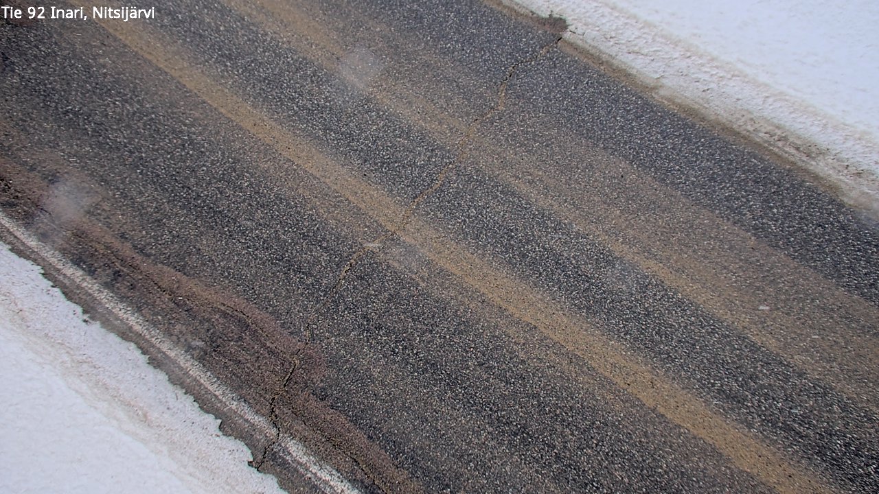 Weather Camera Image Road 92 Inari, Nitsijärvi, Inari, Lappi