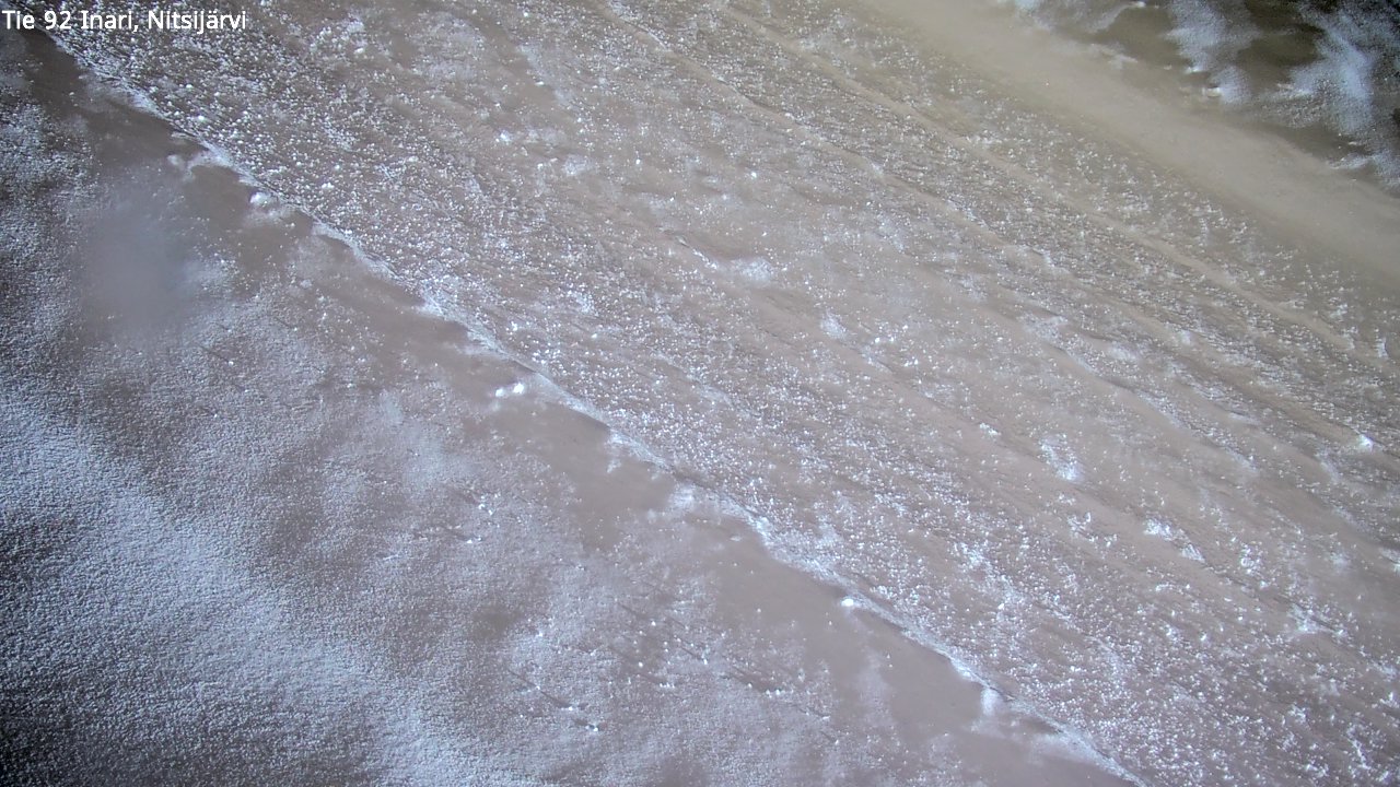 Weather Camera Image Road 92 Inari, Nitsijärvi, Inari, Lappi