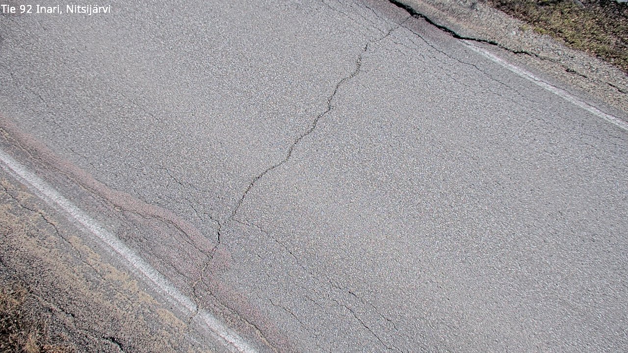 Kelikamerat Kuva Tie 92 Inari, Nitsijärvi, Inari, Lappi