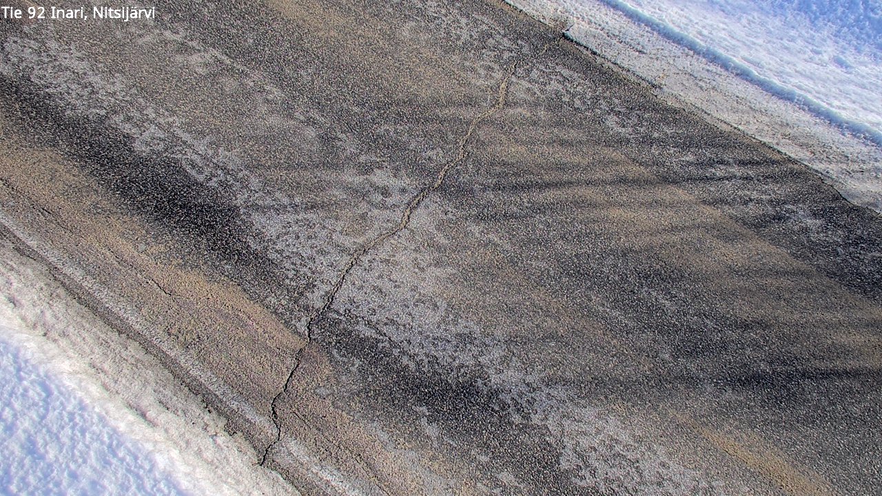 Kelikamerat Kuva Tie 92 Inari, Nitsijärvi, Inari, Lappi