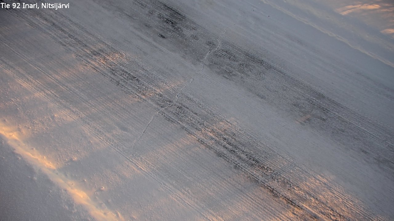 Kelikamerat Kuva Tie 92 Inari, Nitsijärvi, Inari, Lappi