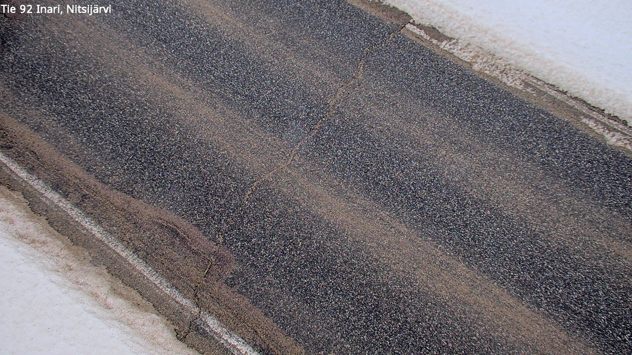Weather Camera Image Väg 92 Enare, Nitsijärvi, Inari, Lappi