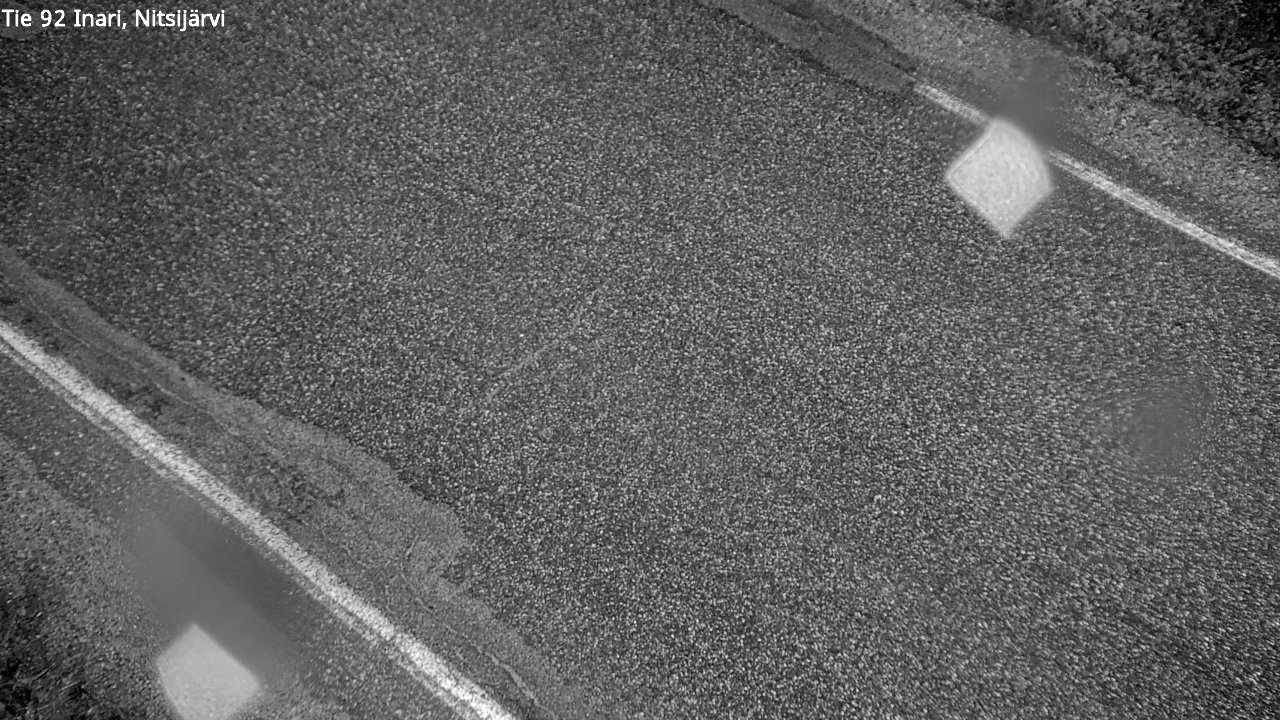 Kelikamerat Kuva Tie 92 Inari, Nitsijärvi, Inari, Lappi