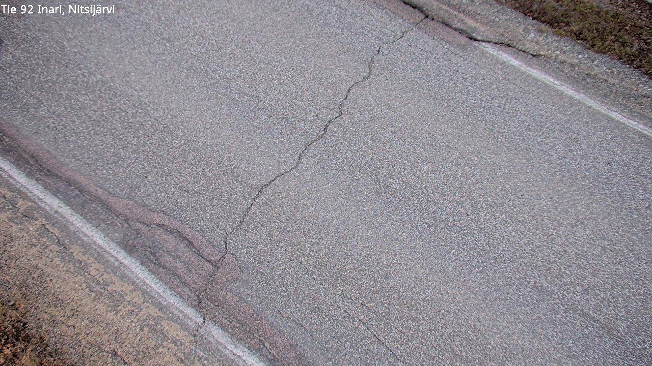 Kelikamerat Kuva Tie 92 Inari, Nitsijärvi, Inari, Lappi