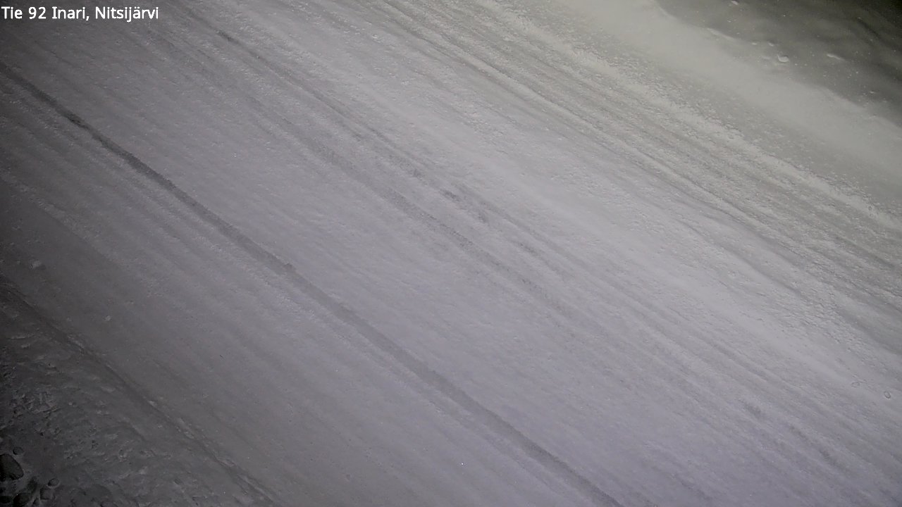 Weather Camera Image Road 92 Inari, Nitsijärvi, Inari, Lappi