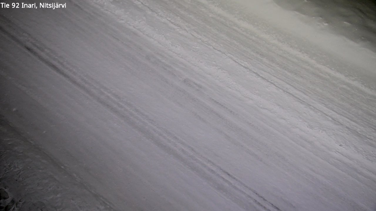 Weather Camera Image Road 92 Inari, Nitsijärvi, Inari, Lappi