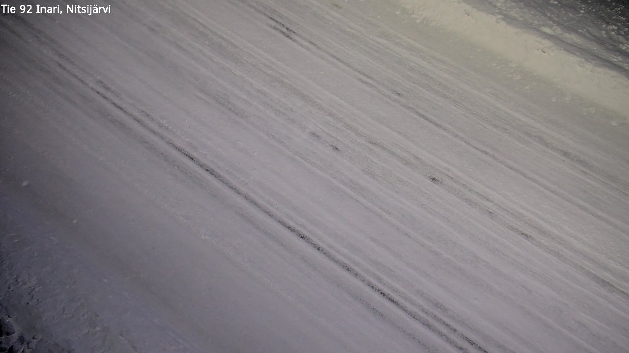 Weather Camera Image Road 92 Inari, Nitsijärvi, Inari, Lappi